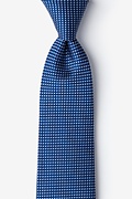 Groote Blue Skinny Tie Photo (0)