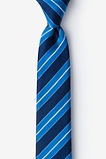 Hainan Blue Skinny Tie Photo (0)