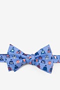 Jockey Chic Blue Self-Tie Bow Tie Photo (0)