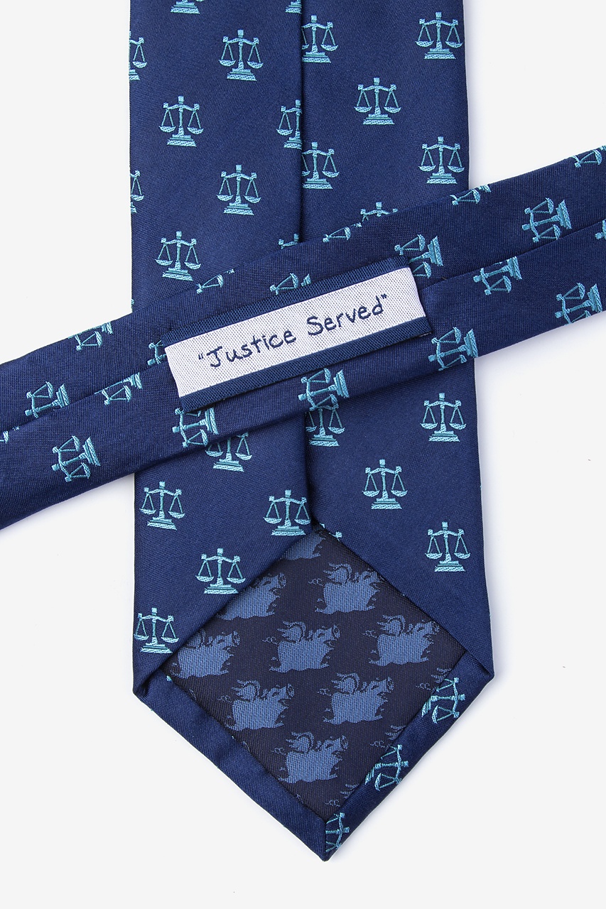 Justice Served Blue Tie Photo (2)