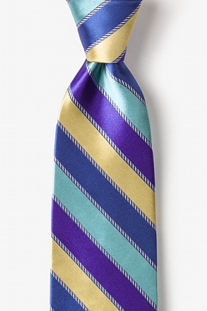 Know the Ropes Blue Extra Long Tie
