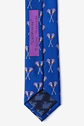 Lacrosse Blue Skinny Tie Photo (2)