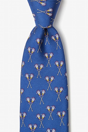 Lacrosse Blue Tie