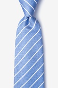 Lagan Blue Extra Long Tie Photo (0)