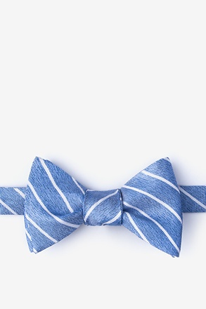 _Lagan Blue Self-Tie Bow Tie_