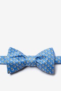 Micro Sailboats Blue Self-Tie Bow Tie Photo (0)