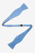 Micro Sailboats Blue Self-Tie Bow Tie Photo (1)