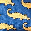 Blue Silk Mini Alligators