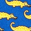 Blue Silk Mini Alligators Tie