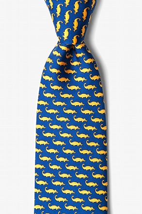 _Mini Alligators Blue Tie_