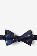 MRSA Blue Self-Tie Bow Tie Photo (0)