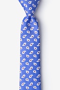 Oland Blue Skinny Tie Photo (0)