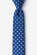 Palawan Blue Skinny Tie Photo (0)