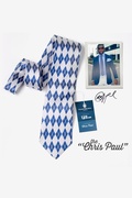 PCAA x Chris Paul Blue Skinny Tie Photo (2)