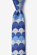 PCAA x Lawrence Jackson Blue Extra Long Tie Photo (0)