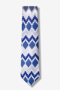 PCAA x Ronny Turiaf Blue Extra Long Tie Photo (1)