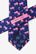 Photo Finish Blue Skinny Tie Photo (2)