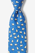 Polar Bears Blue Tie Photo (0)