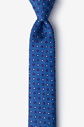 Rocas Atoll Blue Skinny Tie Photo (0)