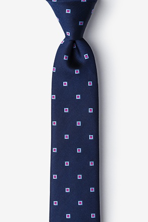 Sable Blue Skinny Tie
