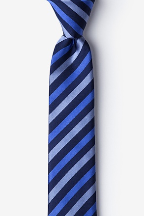 Santiago Blue Skinny Tie