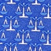 Blue Silk Scales Of Justice Tie