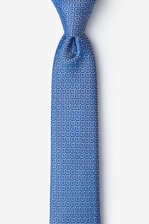 Seram Blue Skinny Tie