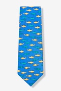 Sharks Blue Tie Photo (1)