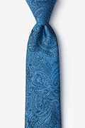 Siple Blue Extra Long Tie Photo (0)