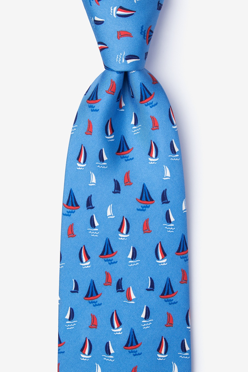 Smooth Sailing Blue Tie Photo (0)