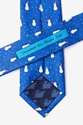 Snowmen in the Snow Blue Skinny Tie Photo (2)