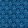Blue Silk Textured Solid Knit Skinny Tie