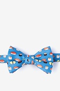 This is How I Roll Blue Self-Tie Bow Tie Photo (0)