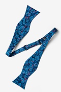 Tuberculosis Blue Self-Tie Bow Tie