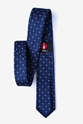 Weaver Blue Skinny Tie Photo (1)