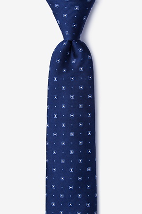 Weaver Blue Skinny Tie