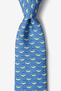 Whales' Tails Blue Tie Photo (0)