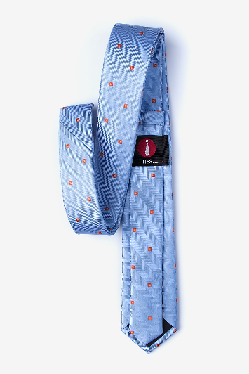 Wooley Blue Skinny Tie Photo (1)