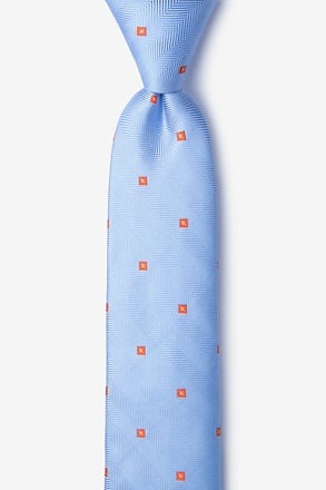 Wooley Blue Skinny Tie