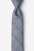 Ymer Blue Skinny Tie Photo (0)