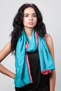 Blue Ariel Scarf Photo (3)