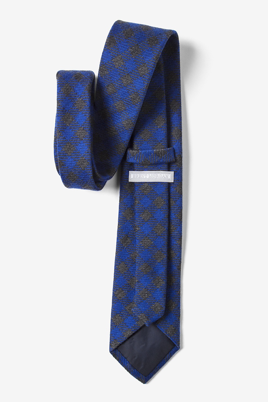 Blue Wool Brussels Plaid Tie | Ties.com