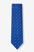 Blue Hamburg Polka Dots Tie Photo (1)