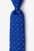 Blue Hamburg Polka Dots Tie Photo (0)