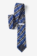 Blue Vienna Plaid Tie Photo (2)