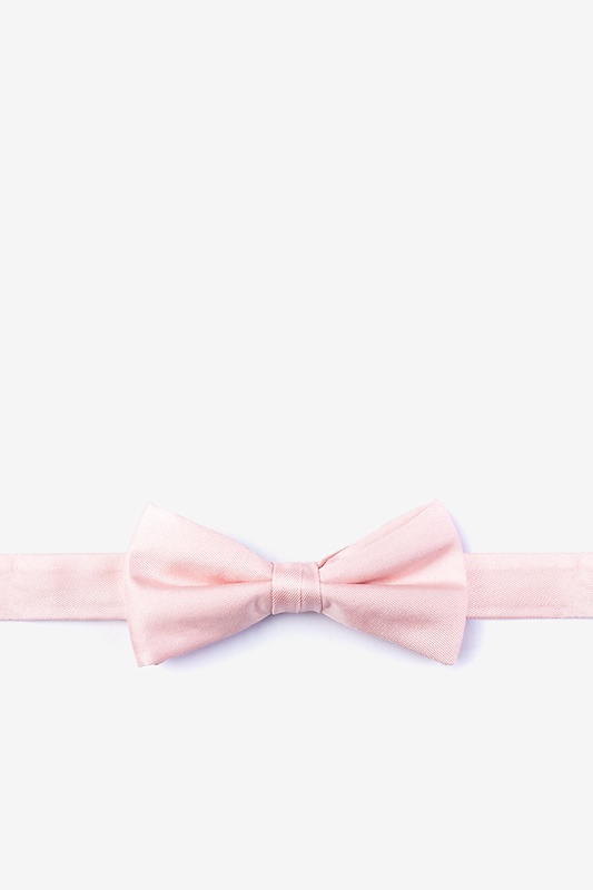 blush silk tie