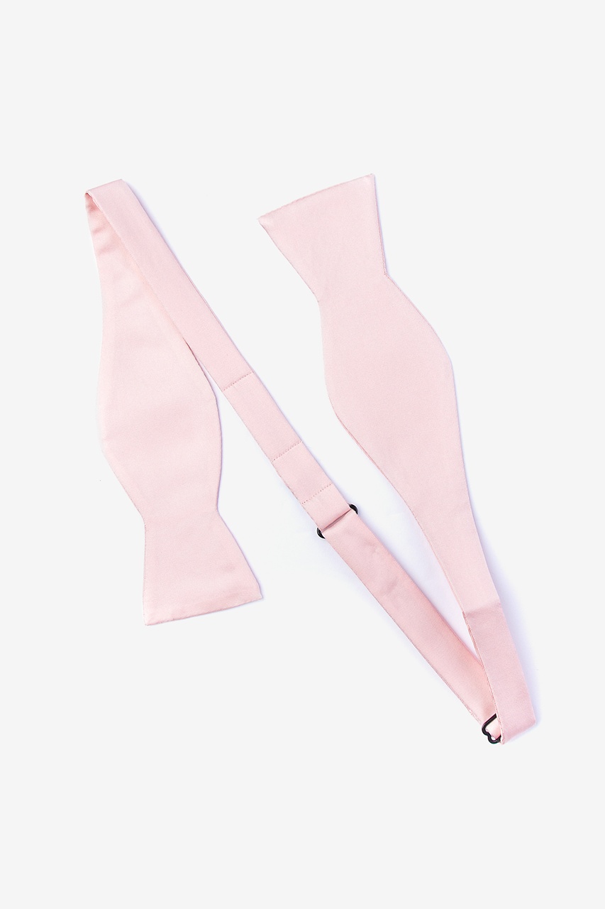 Blush Silk Blush Self-Tie Bow Tie | Ties.com