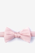 Blush Self-Tie Bow Tie Photo (0)