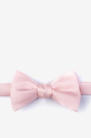 Blush Self-Tie Bow Tie