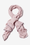 Blush Contrast Stitch Scarf Photo (0)